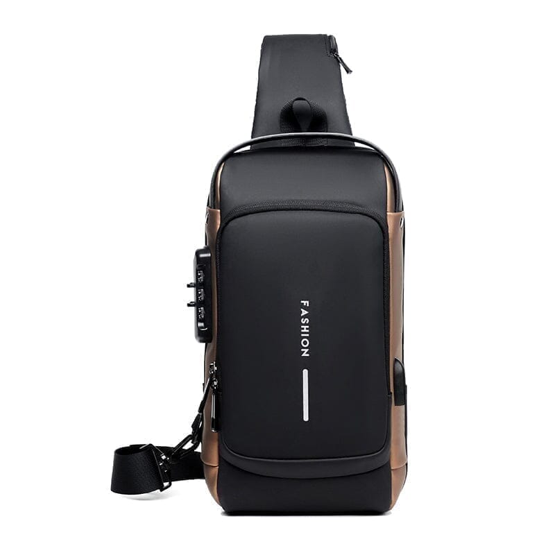 BD1 Newest Men's Anti-theft Chest Bag Shoulder Strap USB Rechargeable Crossbody School Short Distance Gym Men's Sports