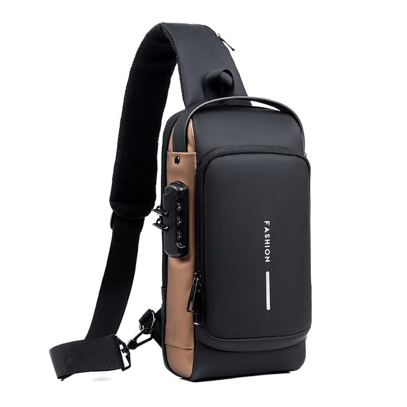 BD1 Newest Men's Anti-theft Chest Bag Shoulder Strap USB Rechargeable Crossbody School Short Distance Gym Men's Sports